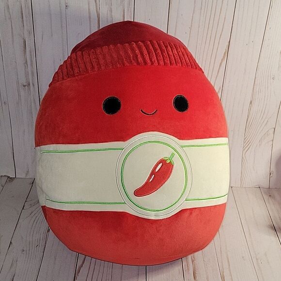 Squishmallows 16 inch Illia Hot Sauce Pepper NWT - Picture 2 of 7